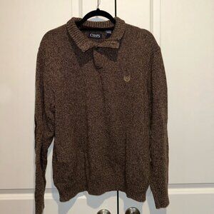 Chaps button pullover sweater